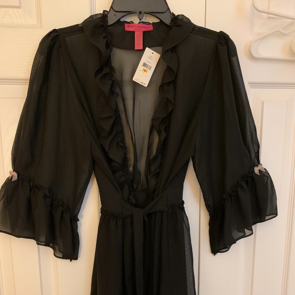 Betsey Johnson Chiffon Robe